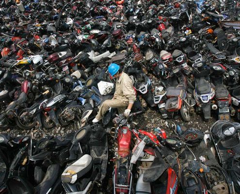 motorcycle junkyard