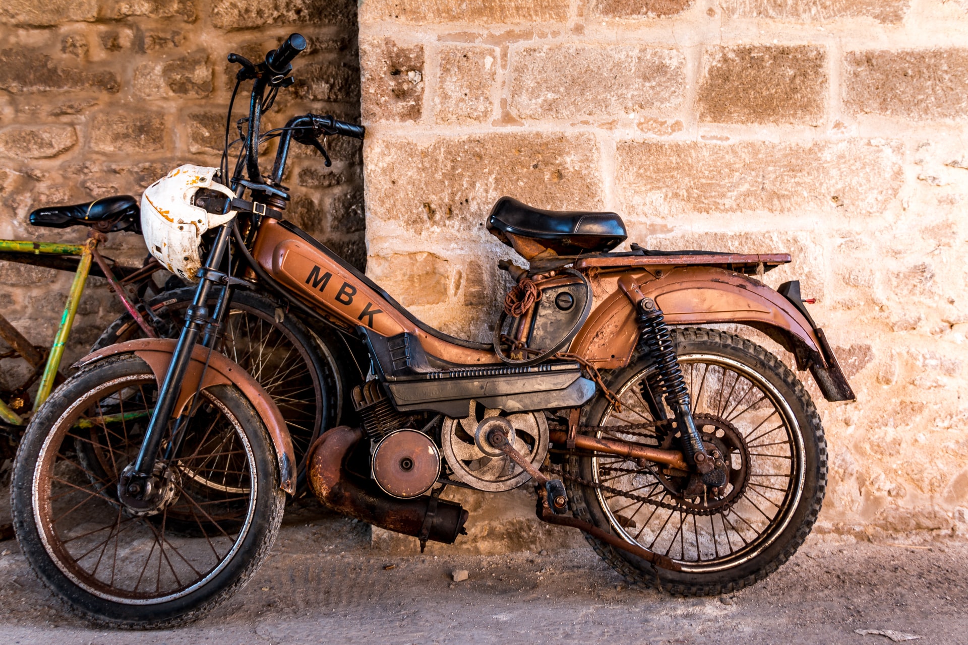 salvaging a motorcycle